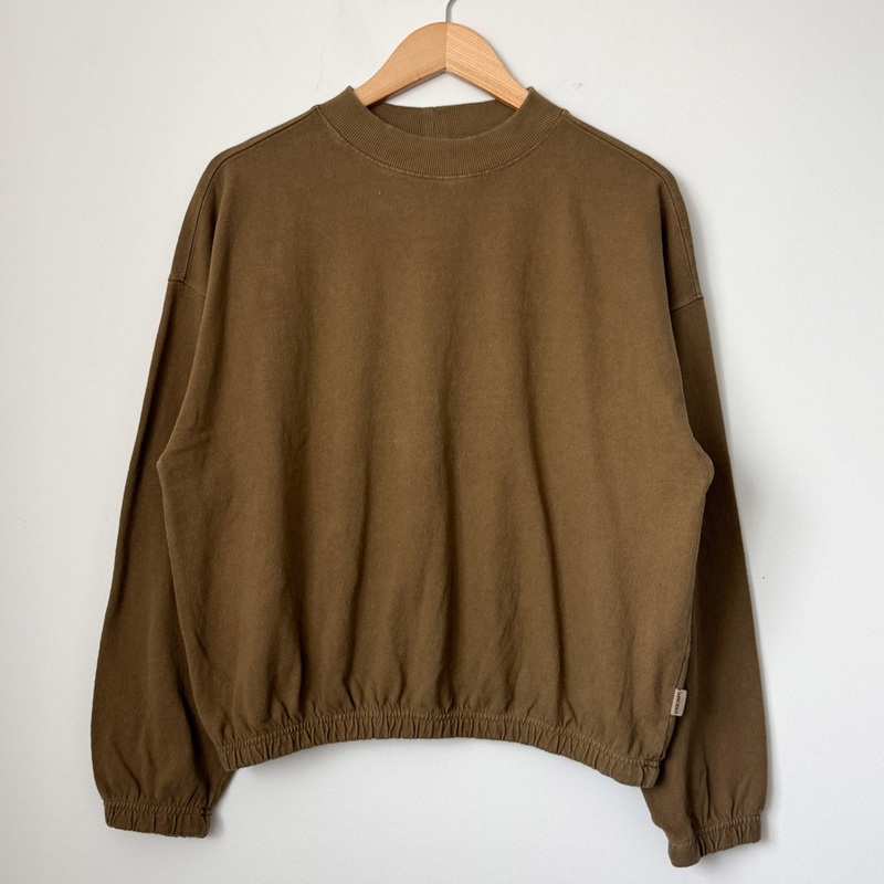 Women’s Cotton Daisy LS Top – Tobacco