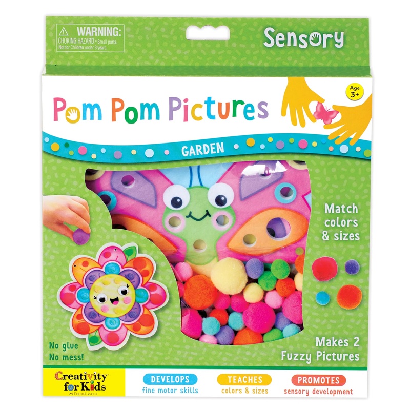 Creativity for Kids 6359 Sensory Pom Pom Pictures – Garden