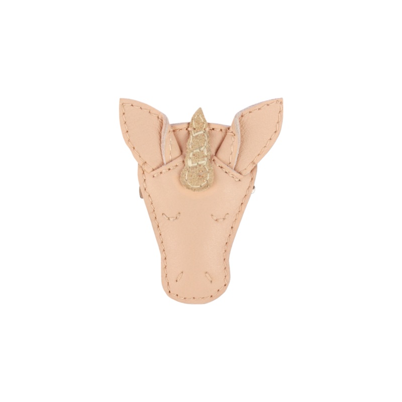 Josy Special Hairclip | Unicorn | Light Rose Leather